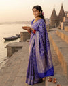 Banarasi Silk Neel Ganga