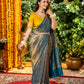 BLUE BANARASI SILK SAREE