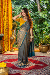 BLUE BANARASI SILK SAREE