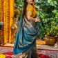 BLUE BANARASI SILK SAREE