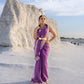 PARIZAD PURPLE ORGANZA SAREE WITH GOTTA PATTI WORK