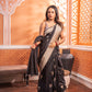 BANARASI SILK MIDNIGHT GOLD