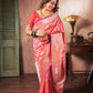 BANARASI SILK SUNSET BLOSSOM