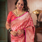 BANARASI SILK SUNSET BLOSSOM