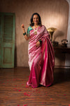 BANARASI SILK ROSY HERITAGE